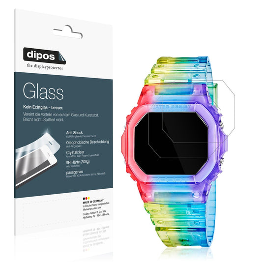 2x Screen Protector for Calypso Sport Watch K5874 6 Flexible Glass 9H dipos
