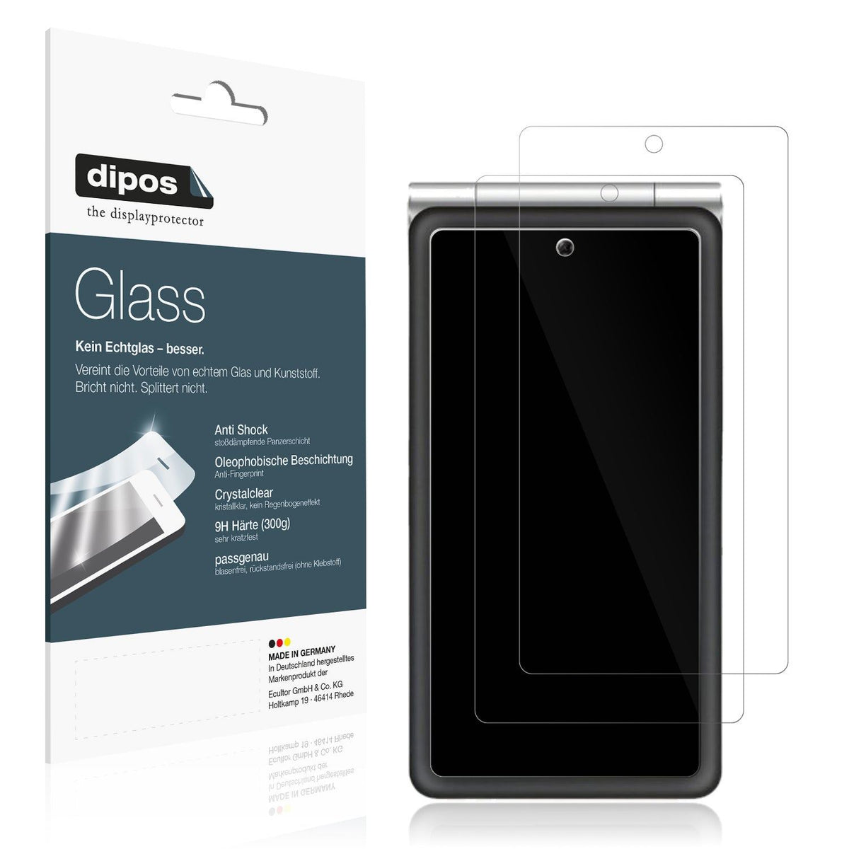 2x Screen Protector for MaxCom Comfort MM835 4G Flexible Glass 9H dipos