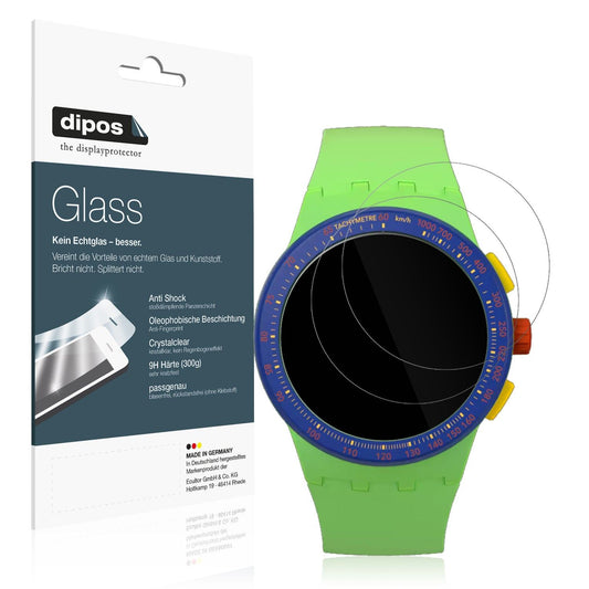 2x Screen Protector for Swatch Flowing Freshly SUSG1O1 Flexible Glass 9H dipos