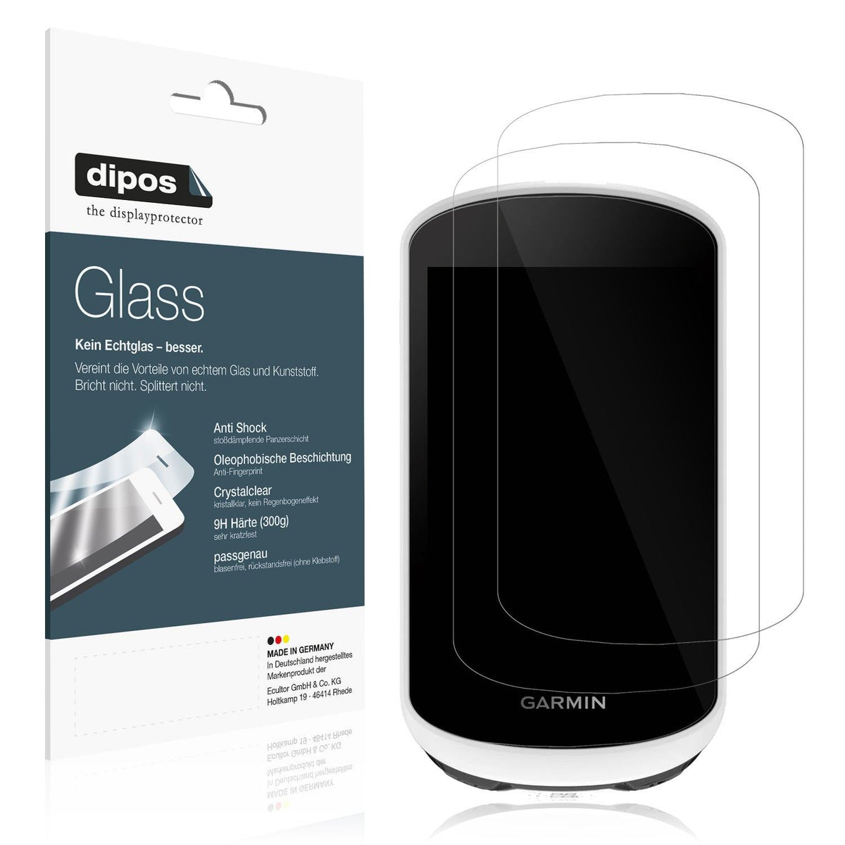 2x Screen Protector for Garmin Explore 2 Flexible Glass 9H dipos