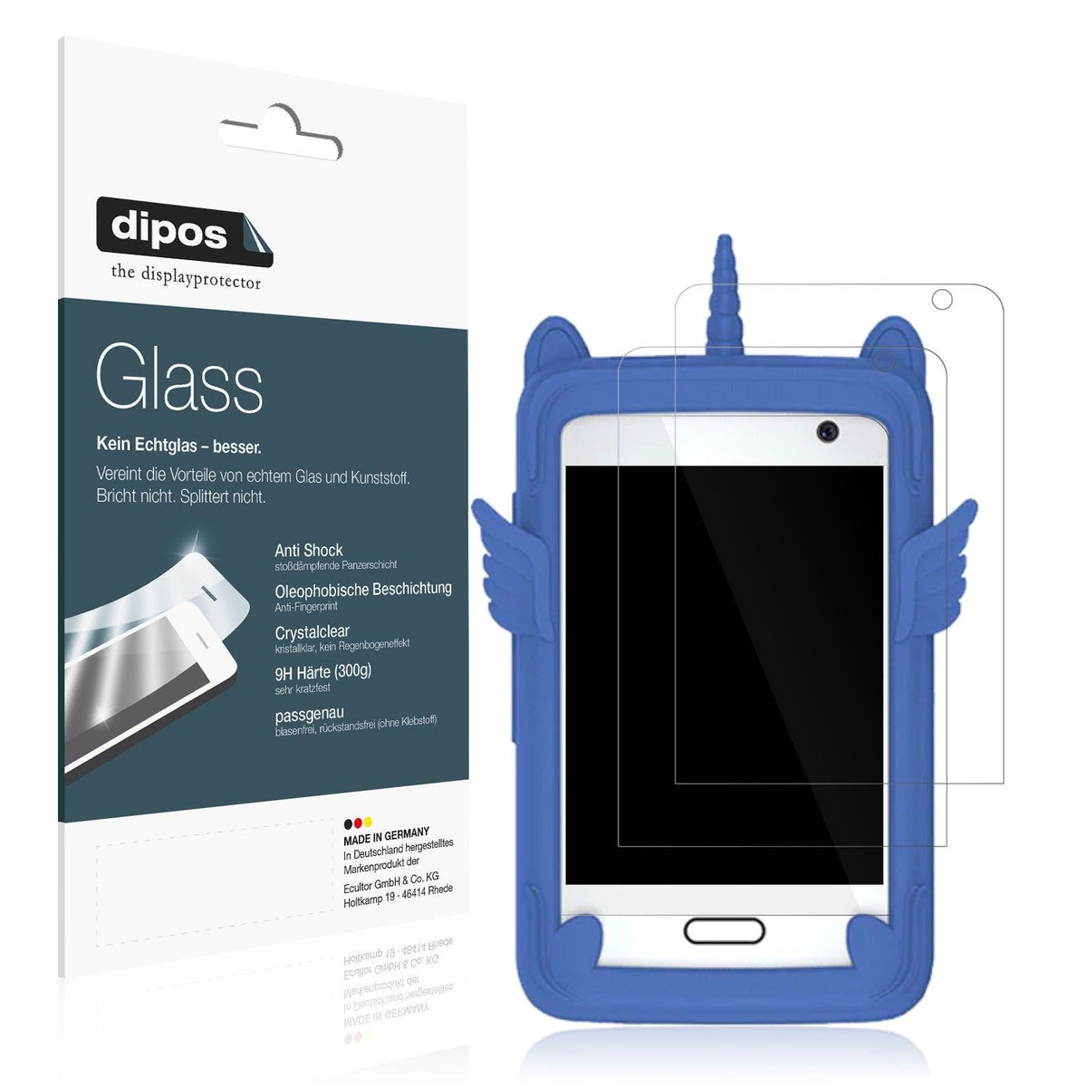 2x Screen Protector for Bemi TOK Flexible Glass 9H dipos