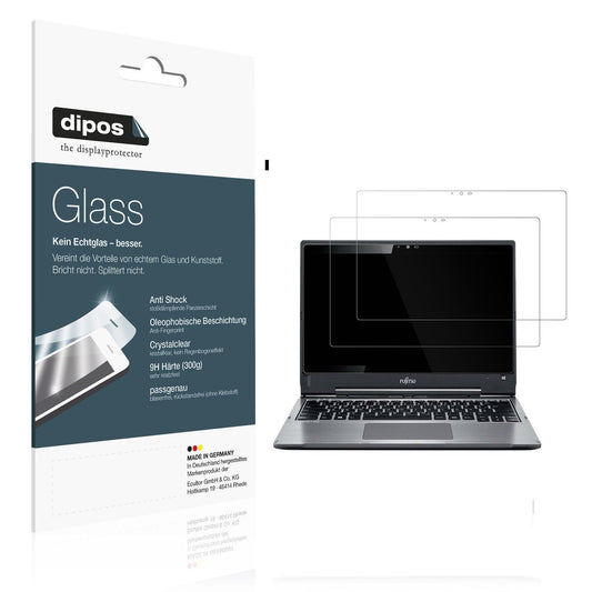 2x Screen Protector for Fujitsu Lifebook T936 Flexible Glass 9H dipos