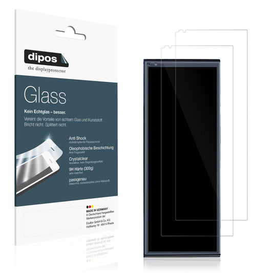 2x Screen Protector for Krunia RC06 9.26 Zoll Display Flexible Glass 9H dipos