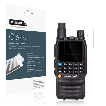 2x Screen Protector for Tidradio TD-H3 Flexible Glass 9H dipos