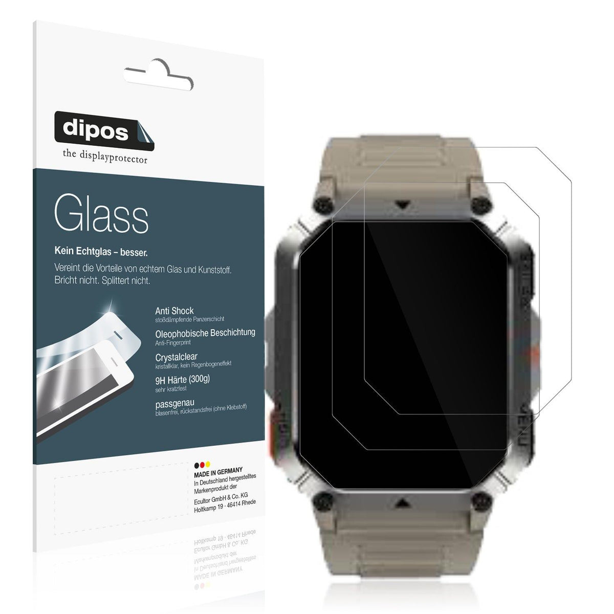 2x Screen Protector for Blackview W70 Pro 1.45 Zoll Flexible Glass 9H dipos