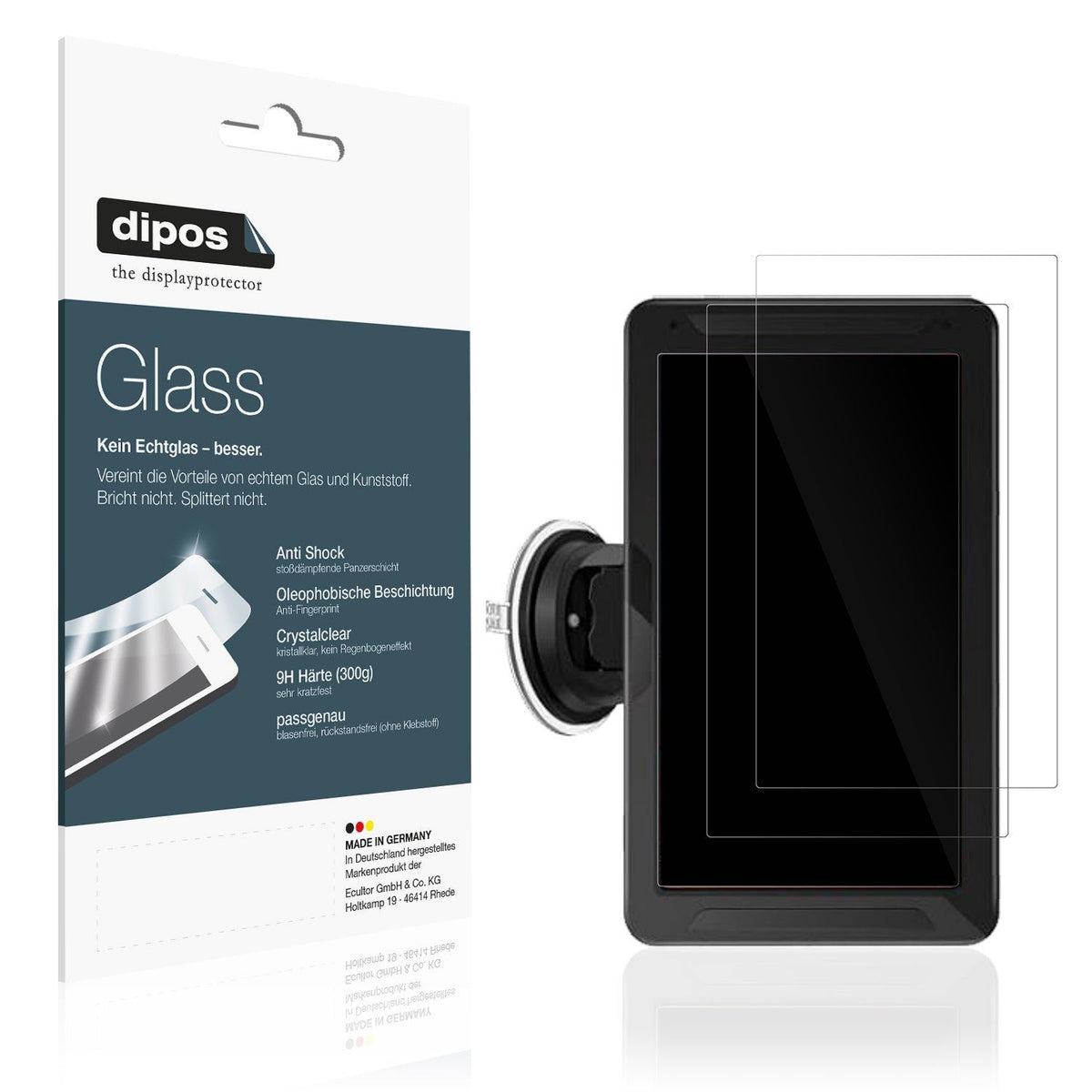 2x Screen Protector for Lamto 7 Zoll RC18 Flexible Glass 9H dipos