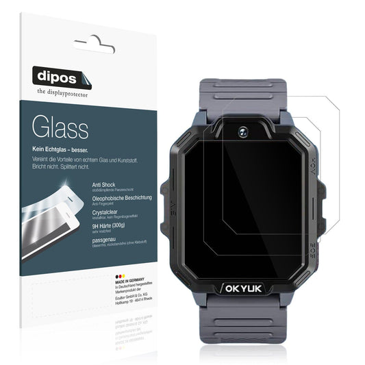 2x Screen Protector for Okyuk T17 Flexible Glass 9H dipos