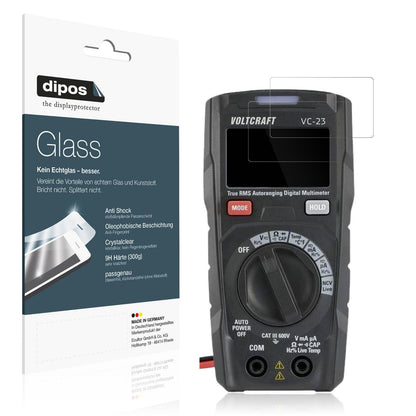 2x Screen Protector for Voltcraft VC191 Flexible Glass 9H dipos