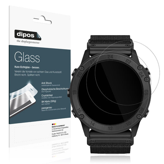 2x Screen Protector for Garmin Tactix Delta Solar Ballistic Flexible Glass 9H