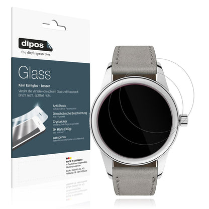 2x Screen Protector for NOMOS Glashütte Club Flexible Glass 9H dipos