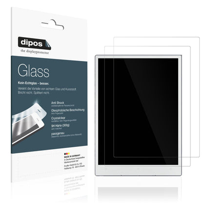 2x Screen Protector for Viwoods AiPaper Carta 1300 Flexible Glass 9H dipos