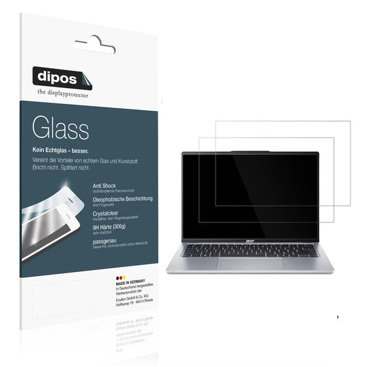 2x Screen Protector for Acer Swift Go 14 Zoll OLED Flexible Glass 9H dipos