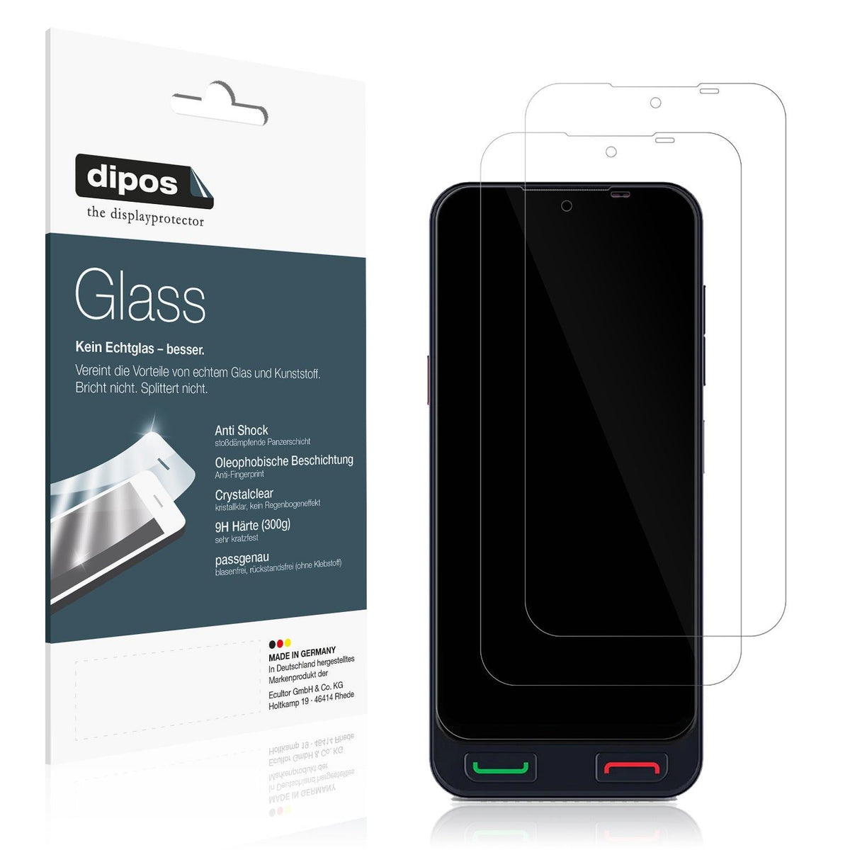 2x Screen Protector for SPC Zeus 2 Pro Flexible Glass 9H dipos