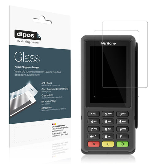 2x Screen Protector for Adyen P400 Plus Flexible Glass 9H dipos
