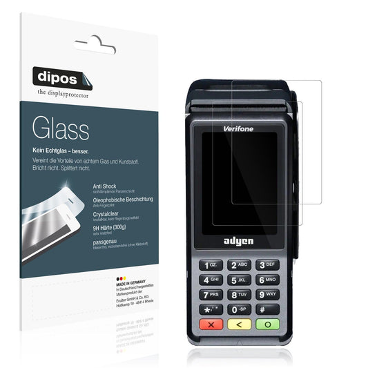 2x Screen Protector for Adyen V400c Plus Flexible Glass 9H dipos