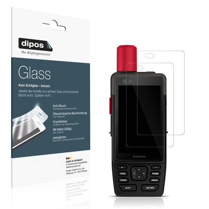 2x Screen Protector for Garmin GPSMAP H1i Plus Flexible Glass 9H dipos