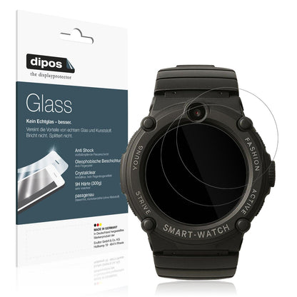 2x Screen Protector for Watchmark GPS Watch Kids Flexible Glass 9H dipos