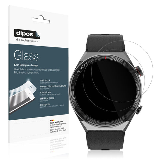 2x Screen Protector for Watchmark Maverick Flexible Glass 9H dipos
