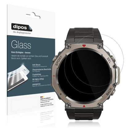 2x Screen Protector for Reiteag Sekoda GPS 1.43 Zoll Flexible Glass 9H dipos