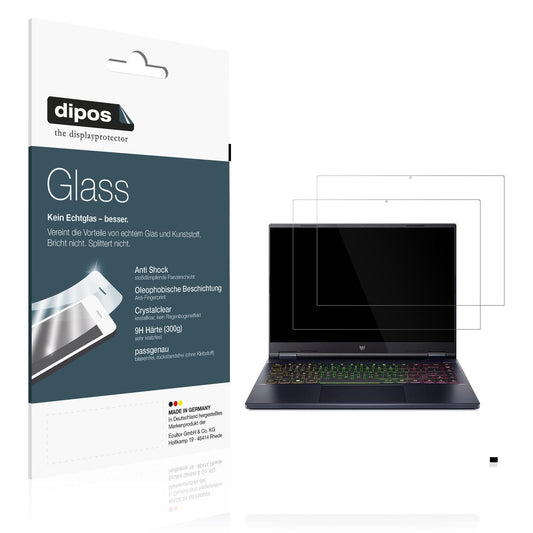 2x Screen Protector for Acer Predator Helios Neo 14 AI Flexible Glass 9H dipos