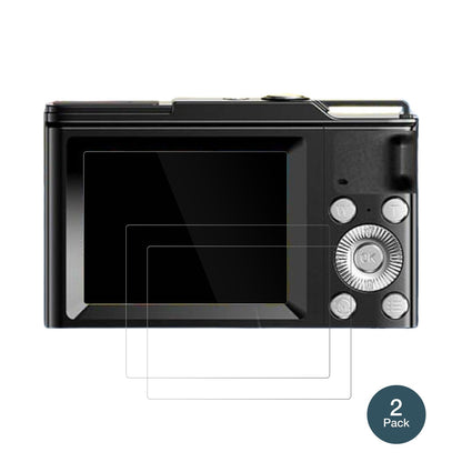 2x Screen Protector for COLALY DC01 Digitalkamera Flexible Glass 9H dipos