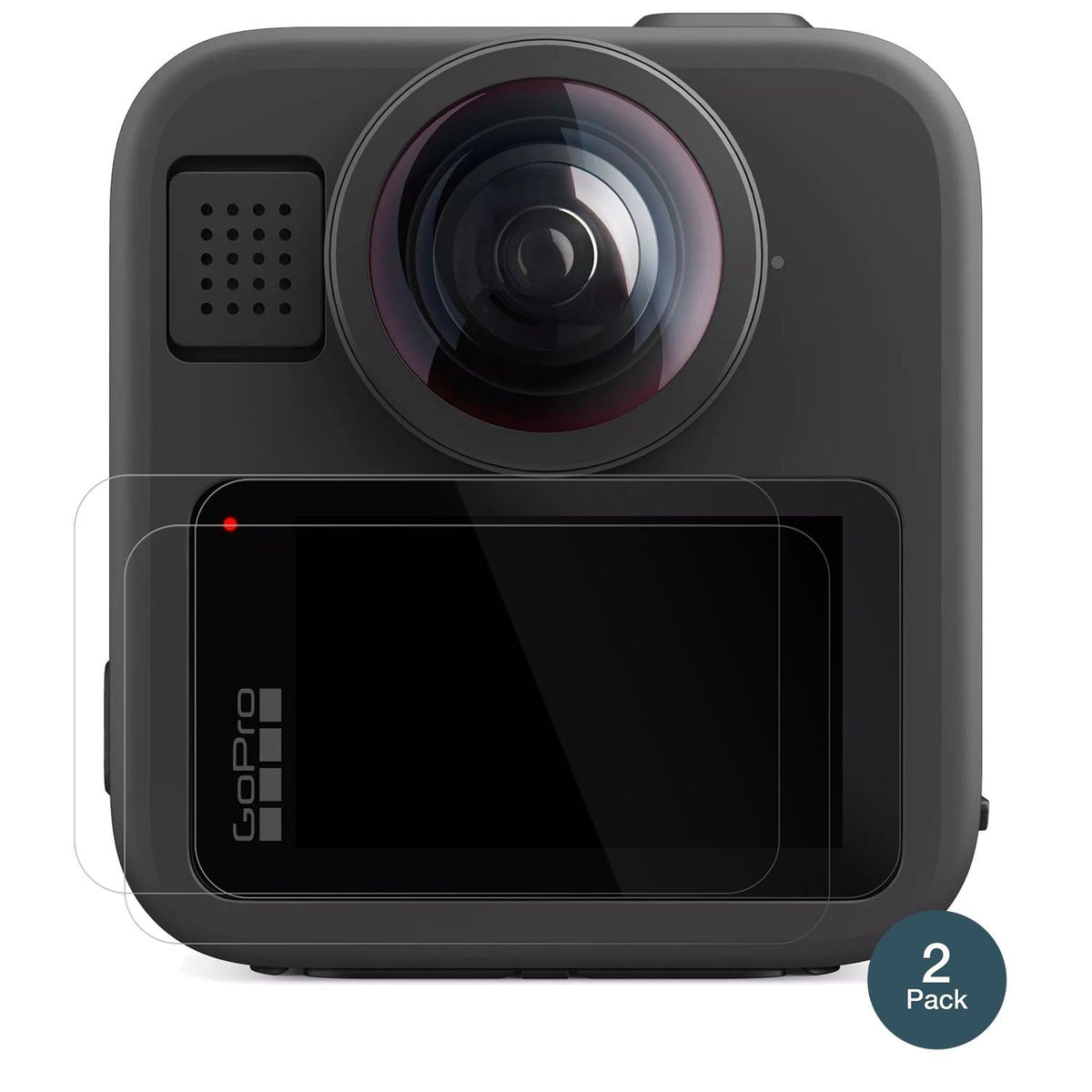 2x Screen Protector for GoPro Max 2 Flexible Glass 9H dipos