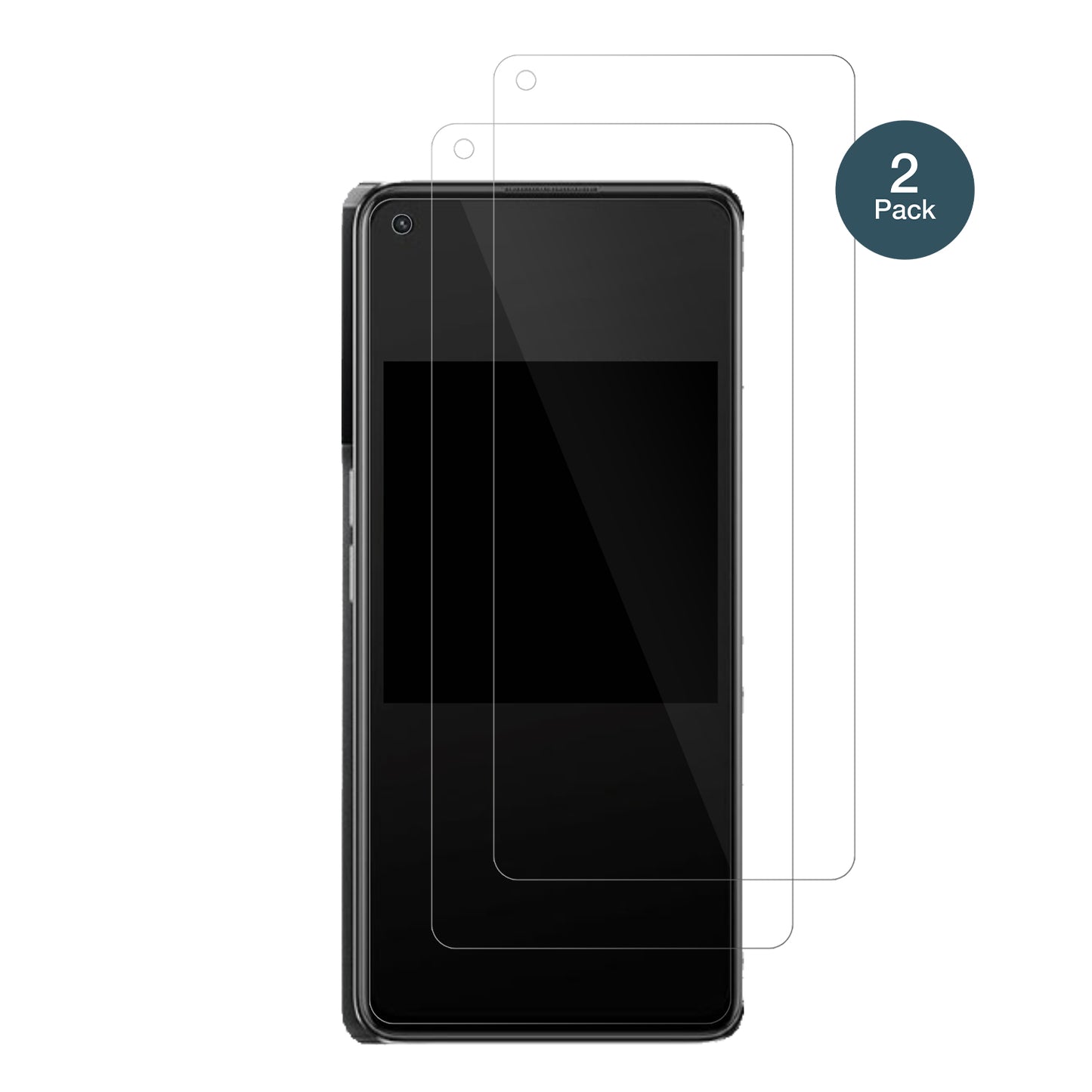 OppoK10 Pro mit aufgebrachter dipos Flex Schutzfolie, glasklare Darstellung ohne Einschränkungen