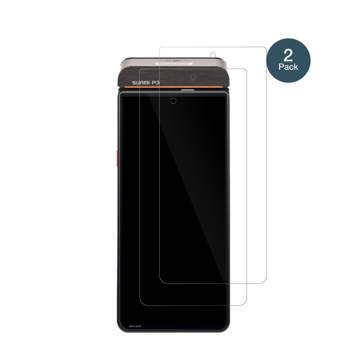 2x Screen Protector for sunmi P3H Flexible Glass 9H dipos