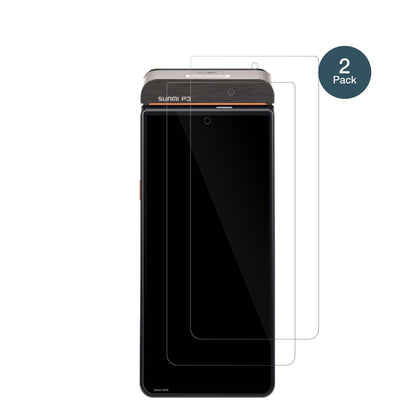 2x Screen Protector for sunmi P3H Flexible Glass 9H dipos