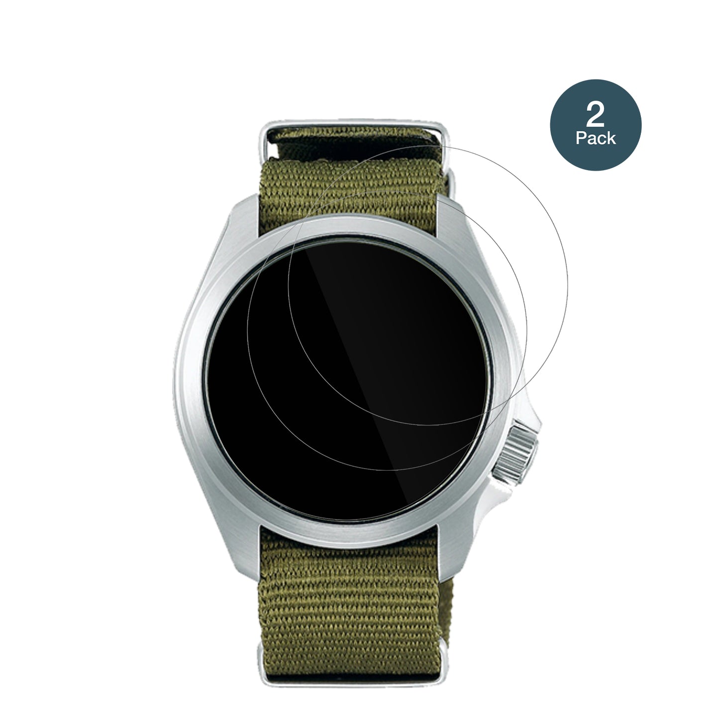 2x 9H Schutzfolie für Seiko 5 Sports SBSA055 Panzerfolie
