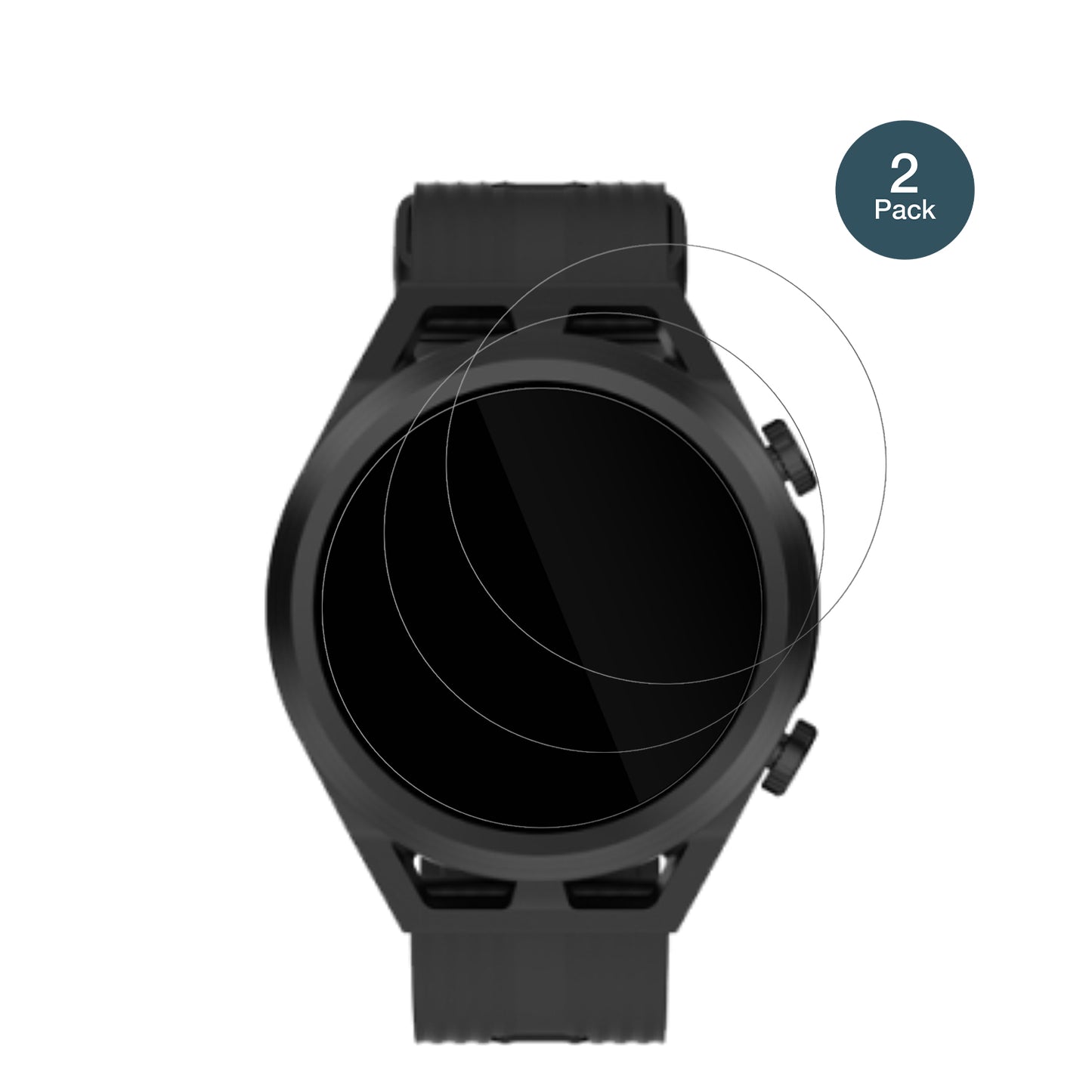 2x 9H Schutzfolie für Blackview R8 Pro Smartwatch Panzerfolie