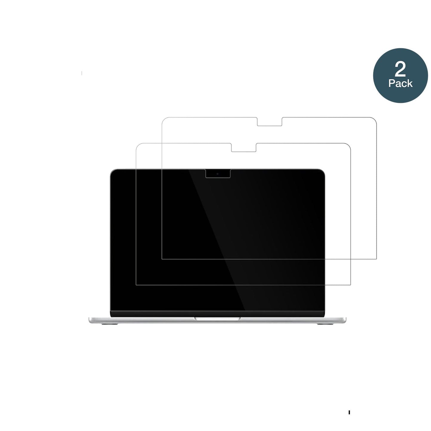 2x Screen Protector for Apple MacBook Air 15 Zoll M4 2025 Flexible Glass 9H