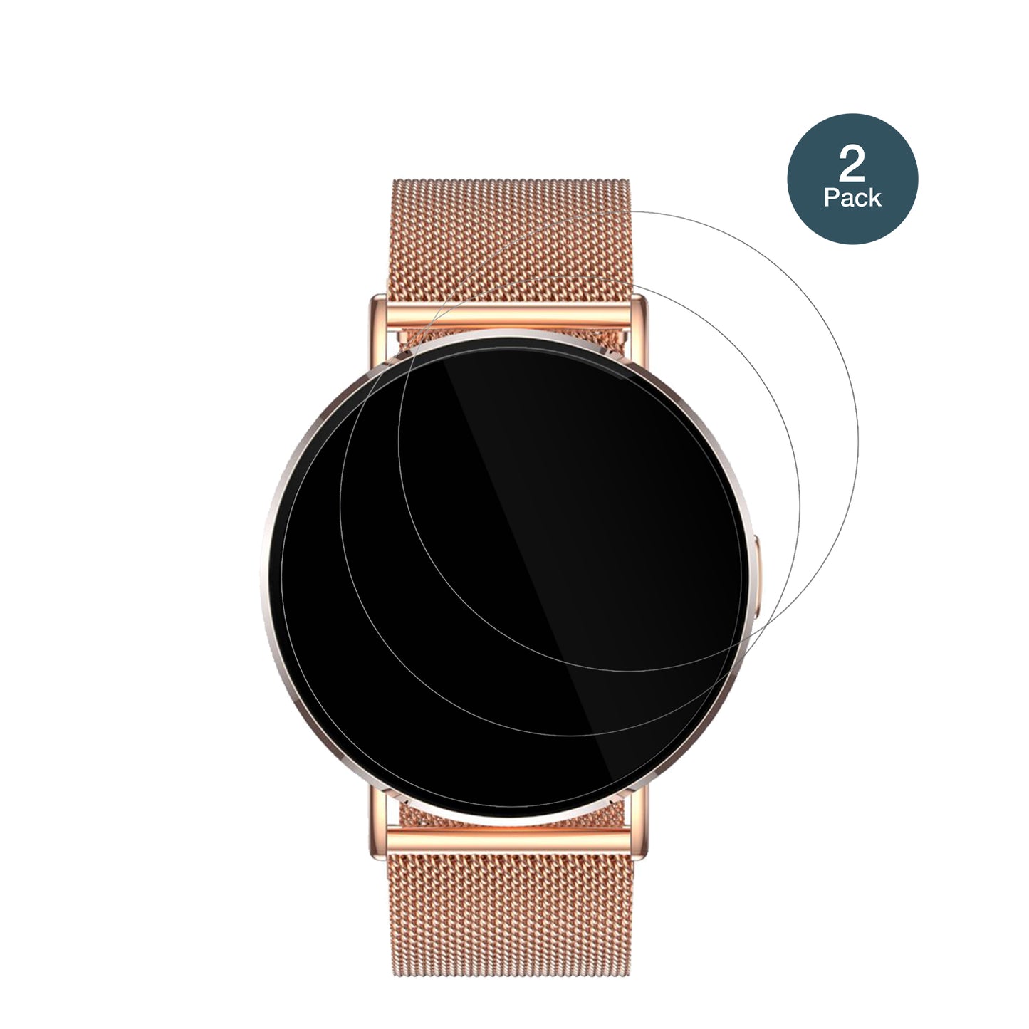 2x 9H Schutzfolie für Levowatch Eve 1.3 Zoll Panzerfolie