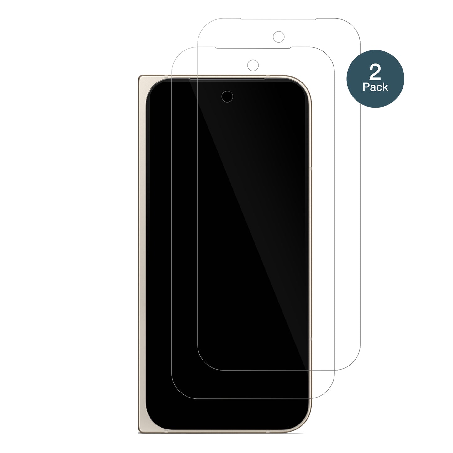 2x 9H Schutzfolie für Google Pixel 9 Pro Fold Panzerfolie