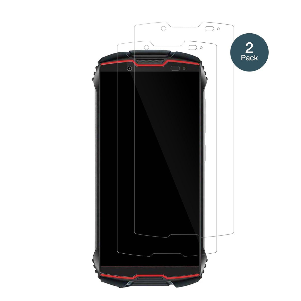 dipos 2x 9H Clear Screen Protector for Cubot King Kong Mini 2 Pro