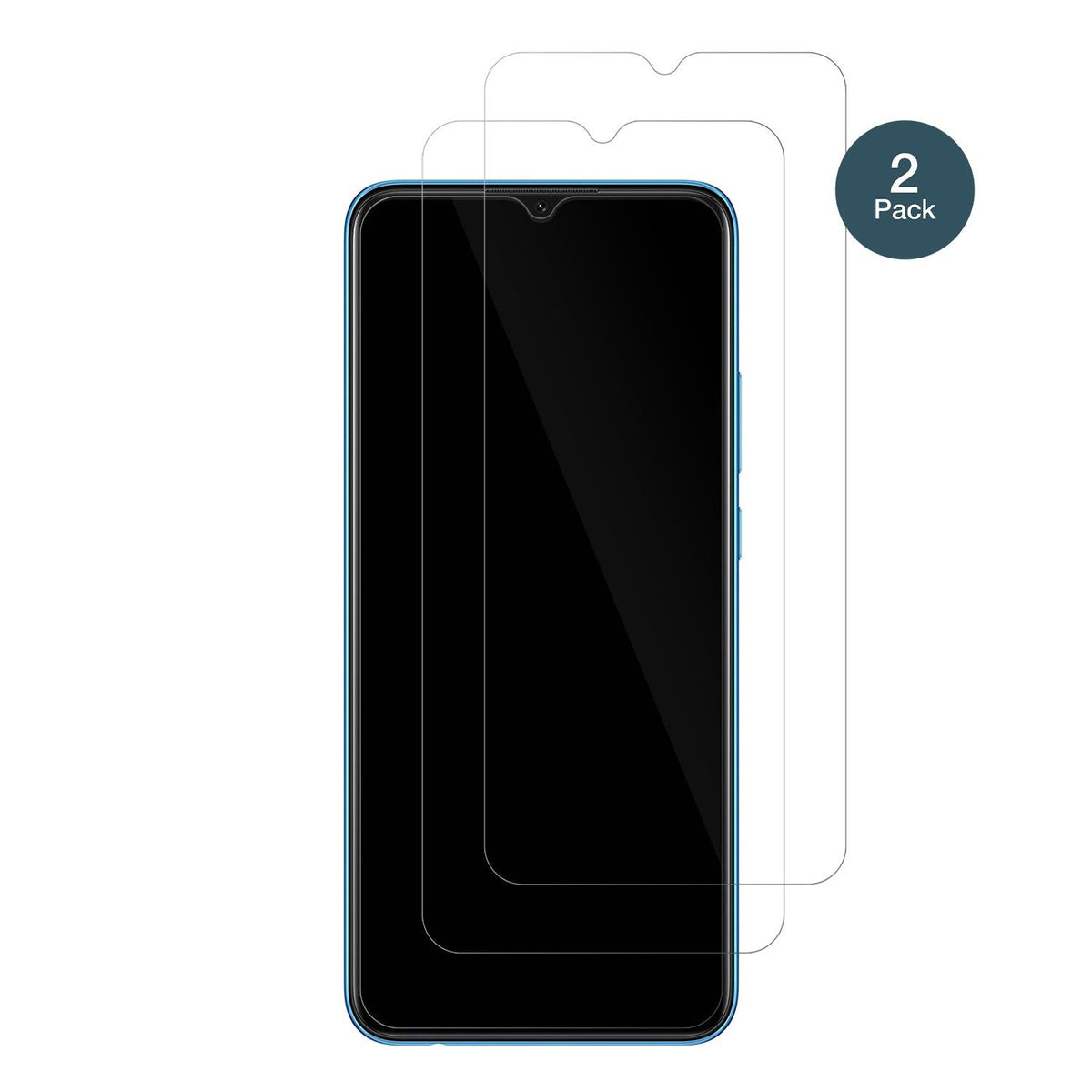 2x Screen Protector for Oppo A16K Flexible Glass 9H dipos