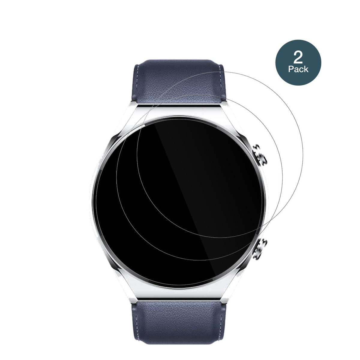 2x Screen Protector for Xiaomi Watch S1 Flexible Glass 9H dipos
