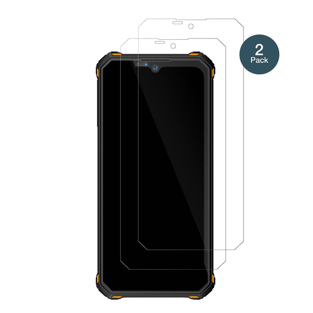 2x 9H Clear Screen Protector for Oukitel WP15 – Shatterproof, Crystal Clear | dipos