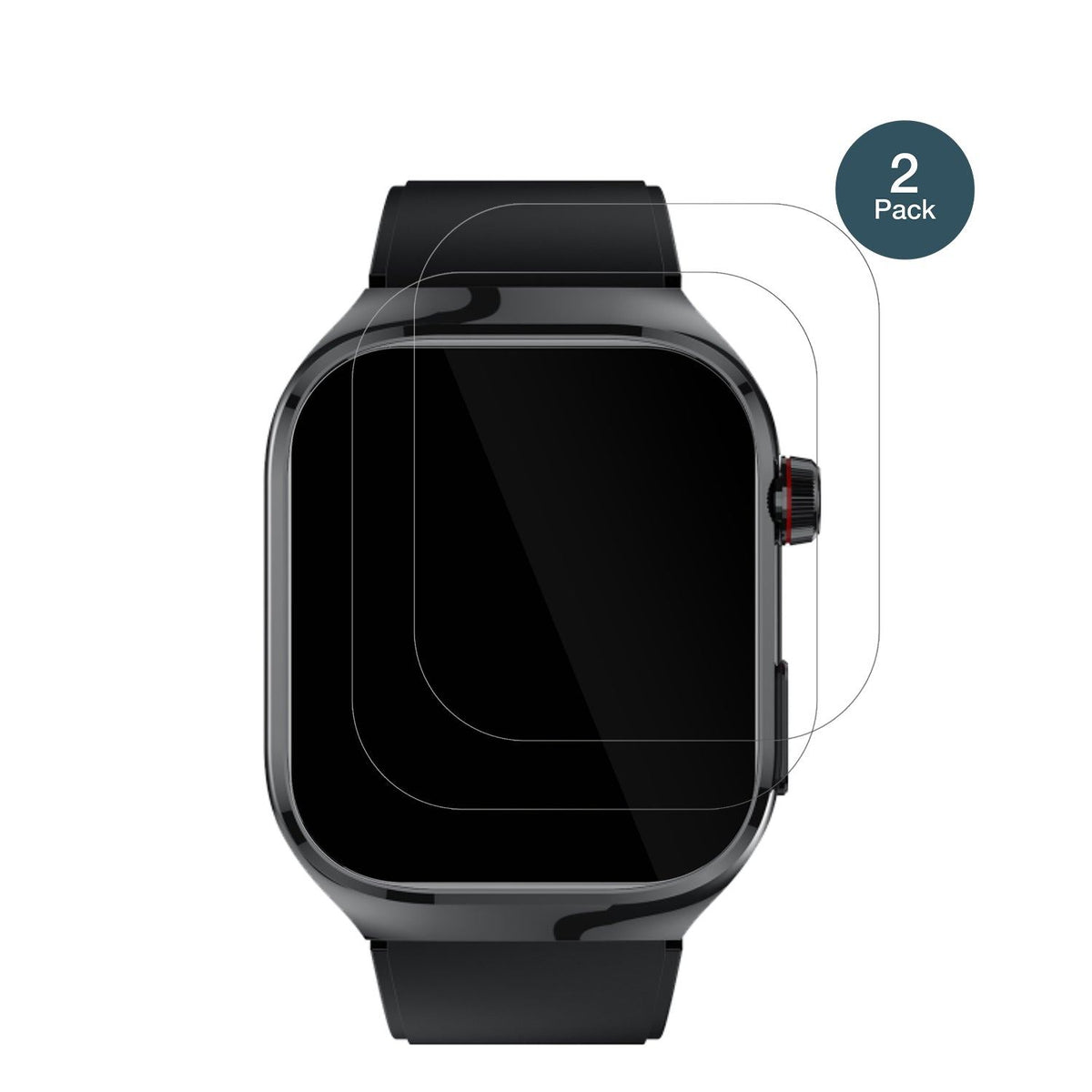 2x Screen Protector for TK16  Smartwatch 2.04 Zoll Flexible Glass 9H dipos