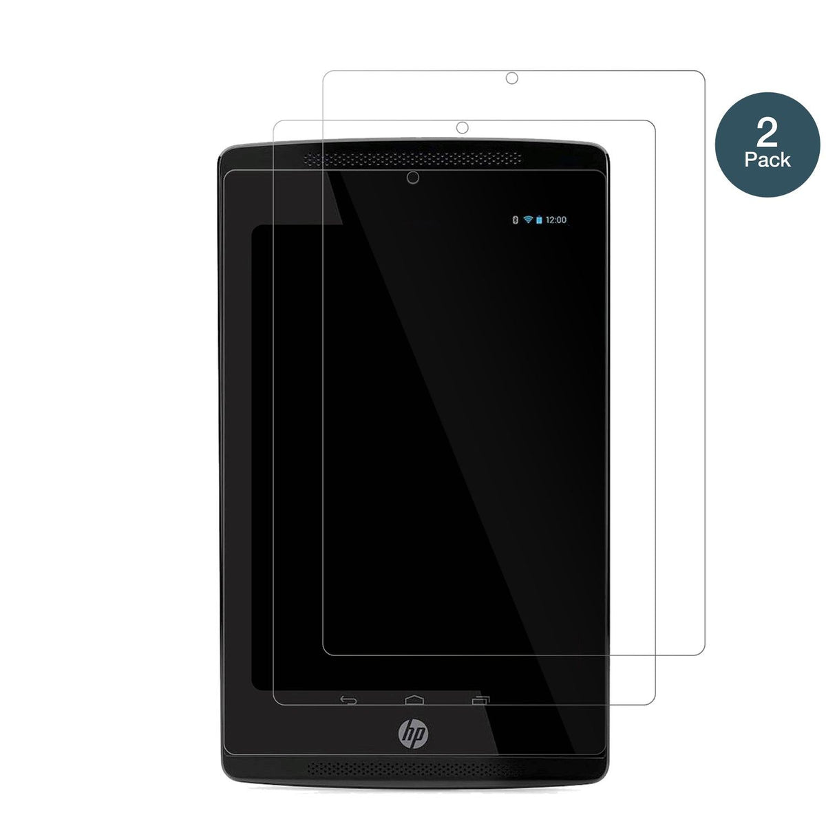 2x Screen Protector for HP Slate 7 Extreme Flexible Glass 9H dipos