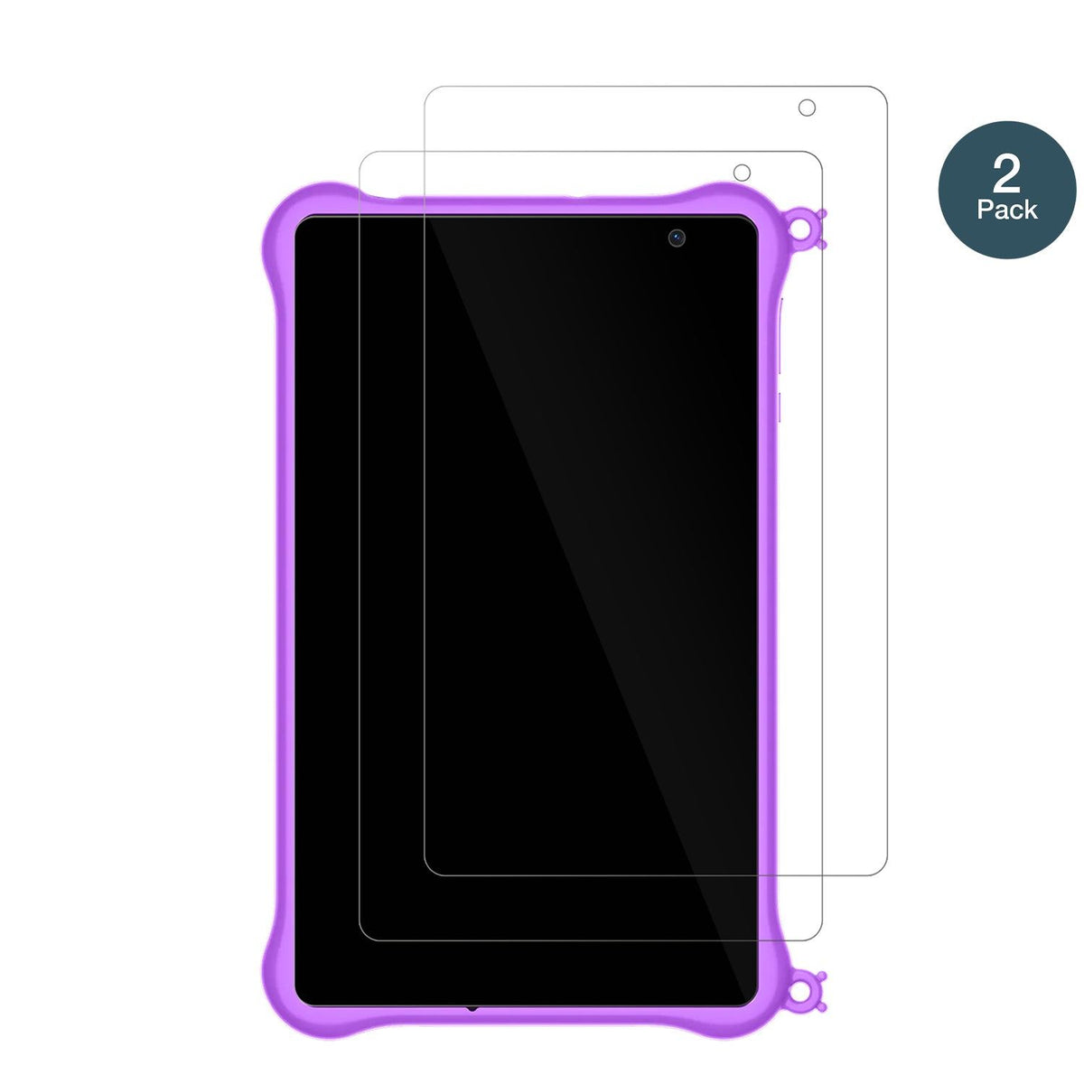 2x Screen Protector for Blackview Tab 50 Kids 8 Zoll Flexible Glass 9H dipos