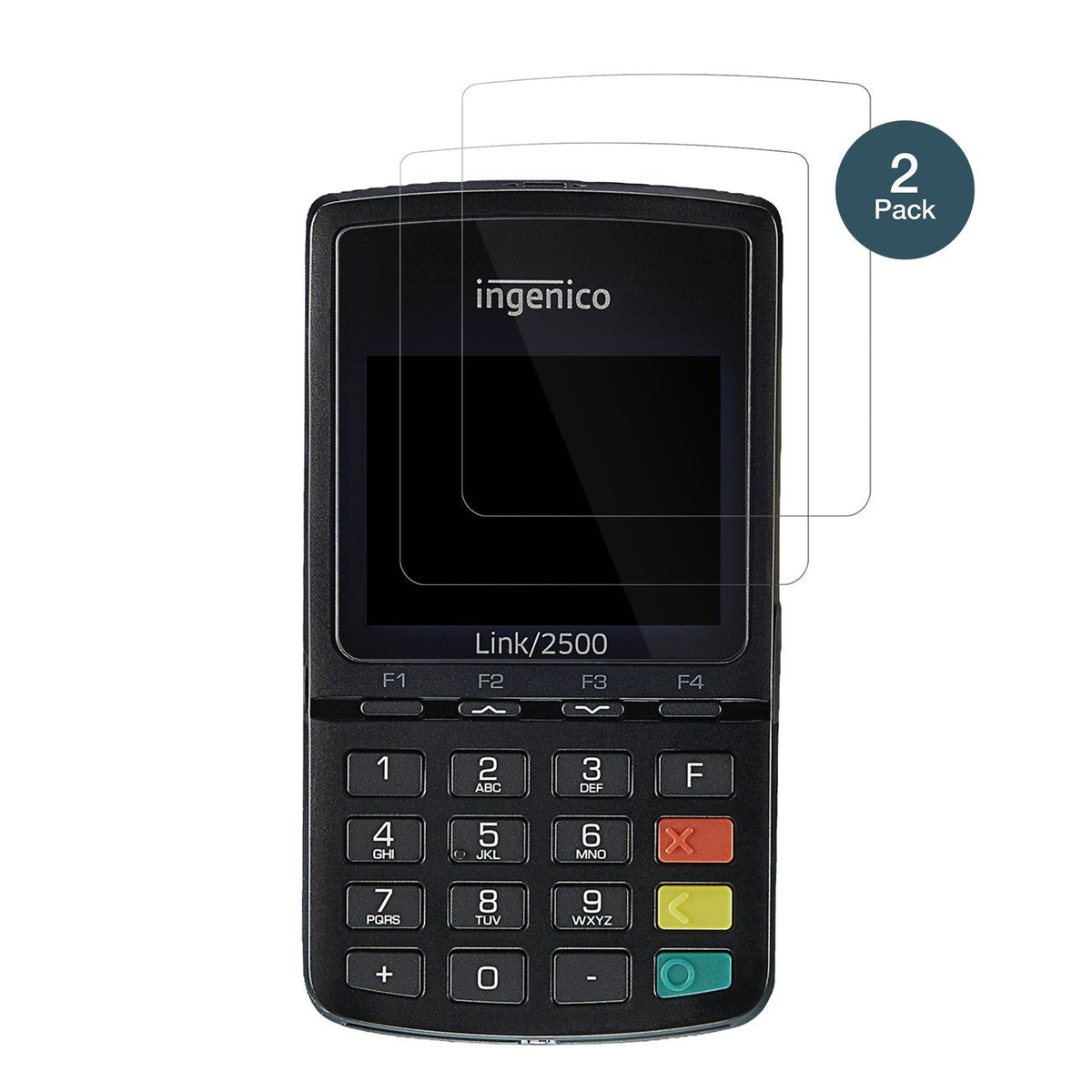 2x Screen Protector for Ingenico Link 2500 Flexible Glass 9H dipos