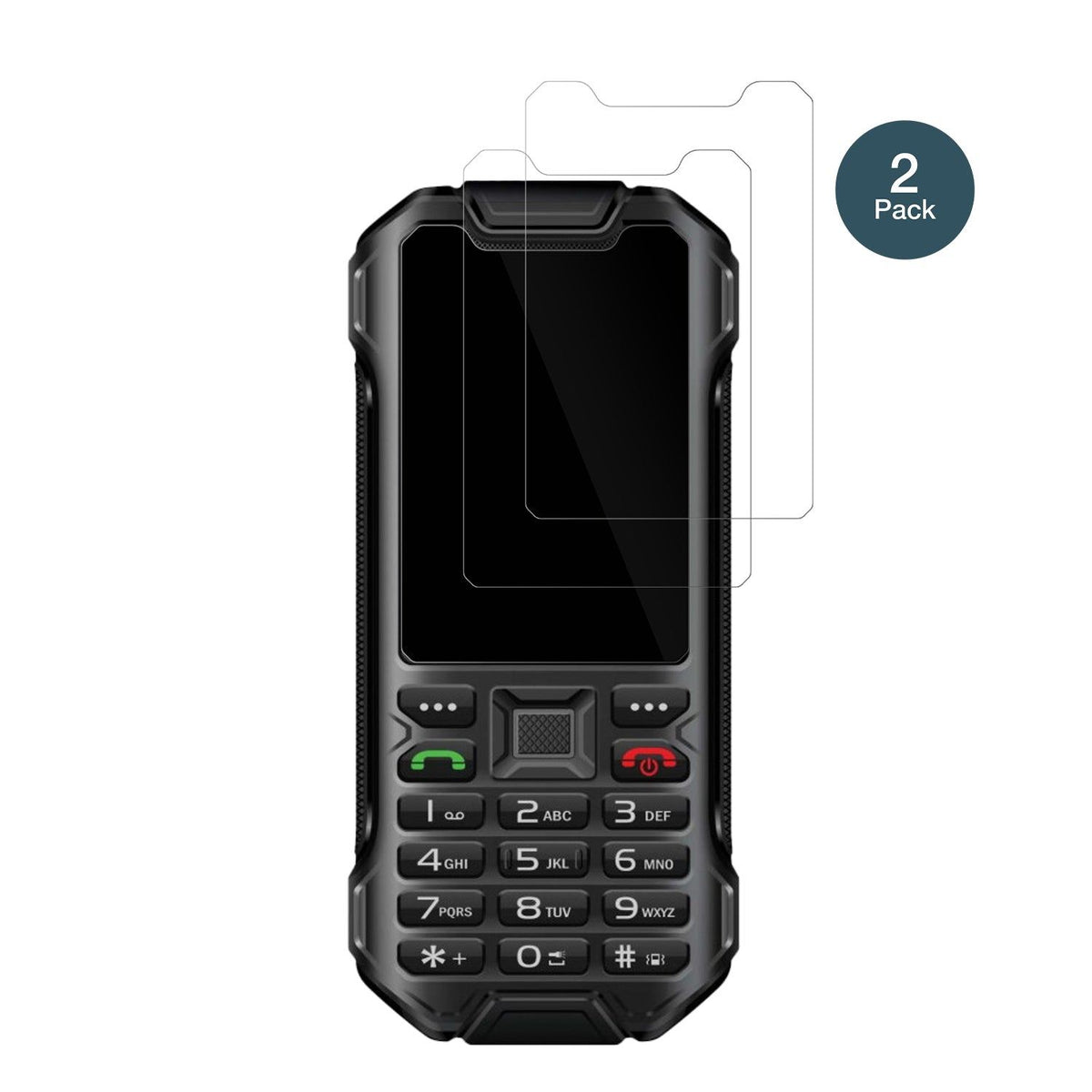 2x Screen Protector for Telware IP68 Outdoor Handy Flexible Glass 9H dipos