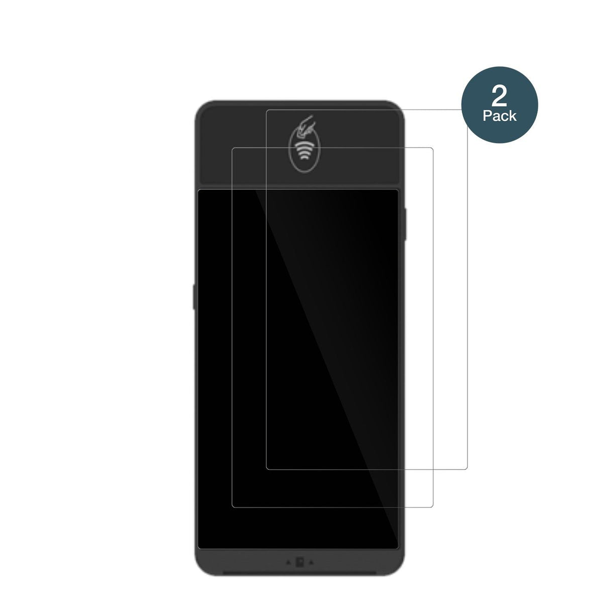 2x Screen Protector for Castles Technology S1E2 Flexible Glass 9H dipos