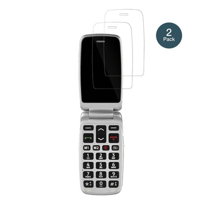 2x Screen Protector for Doro Primo 360014 Flexible Glass 9H dipos