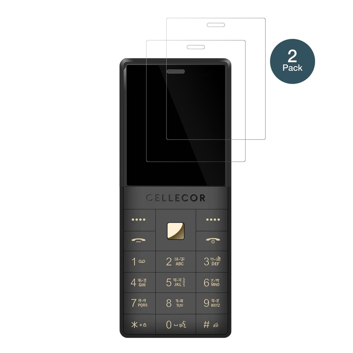 2x Screen Protector for Cellecor C1i Flexible Glass 9H dipos