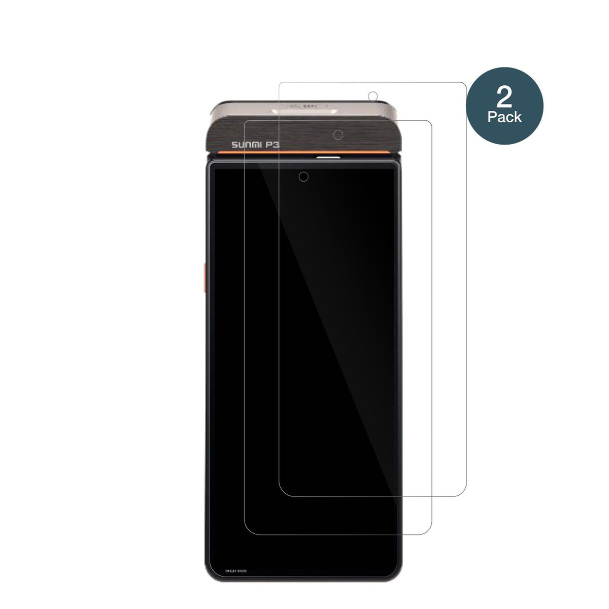 2x Screen Protector for sunmi P3K Flexible Glass 9H dipos