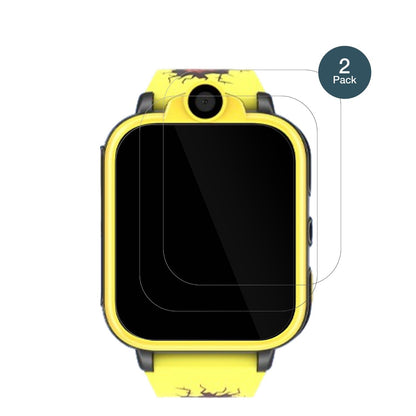 2x Screen Protector for Iowodo XT23-BK Smartwatch Kinder Flexible Glass 9H dipos