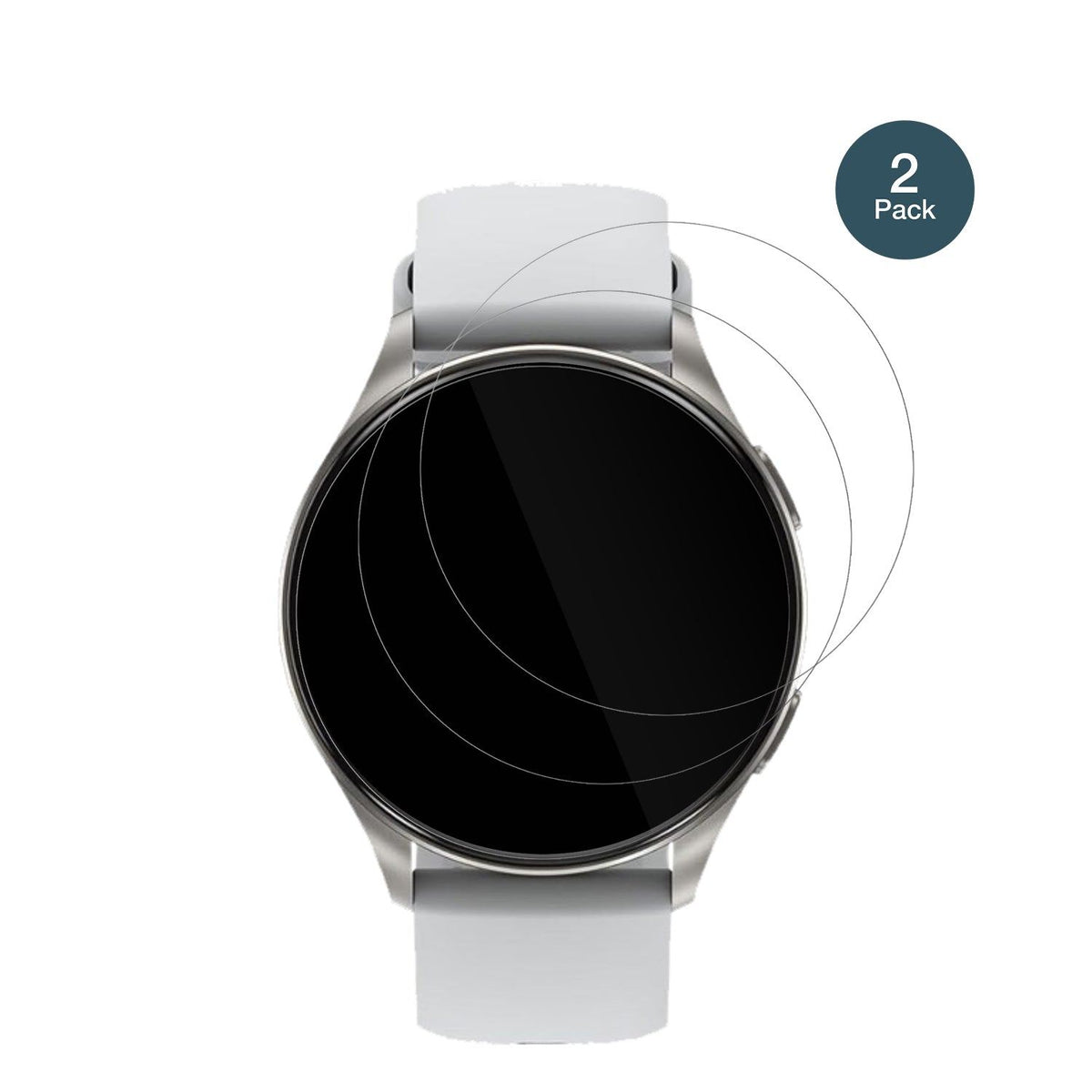 2x Screen Protector for Baolubao W60 Smartwatch Flexible Glass 9H dipos