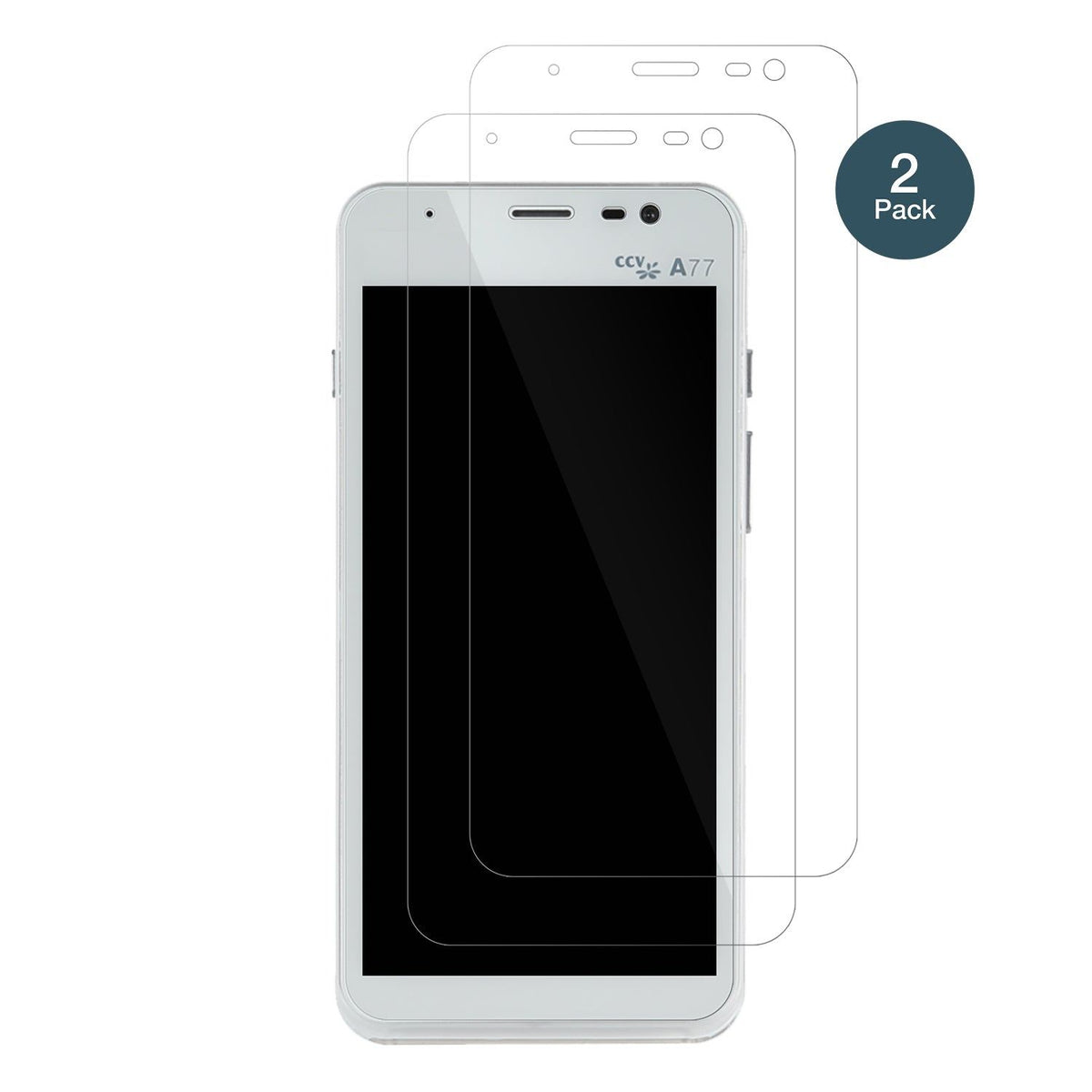 2x Screen Protector for CCV compact A77 Flexible Glass 9H dipos